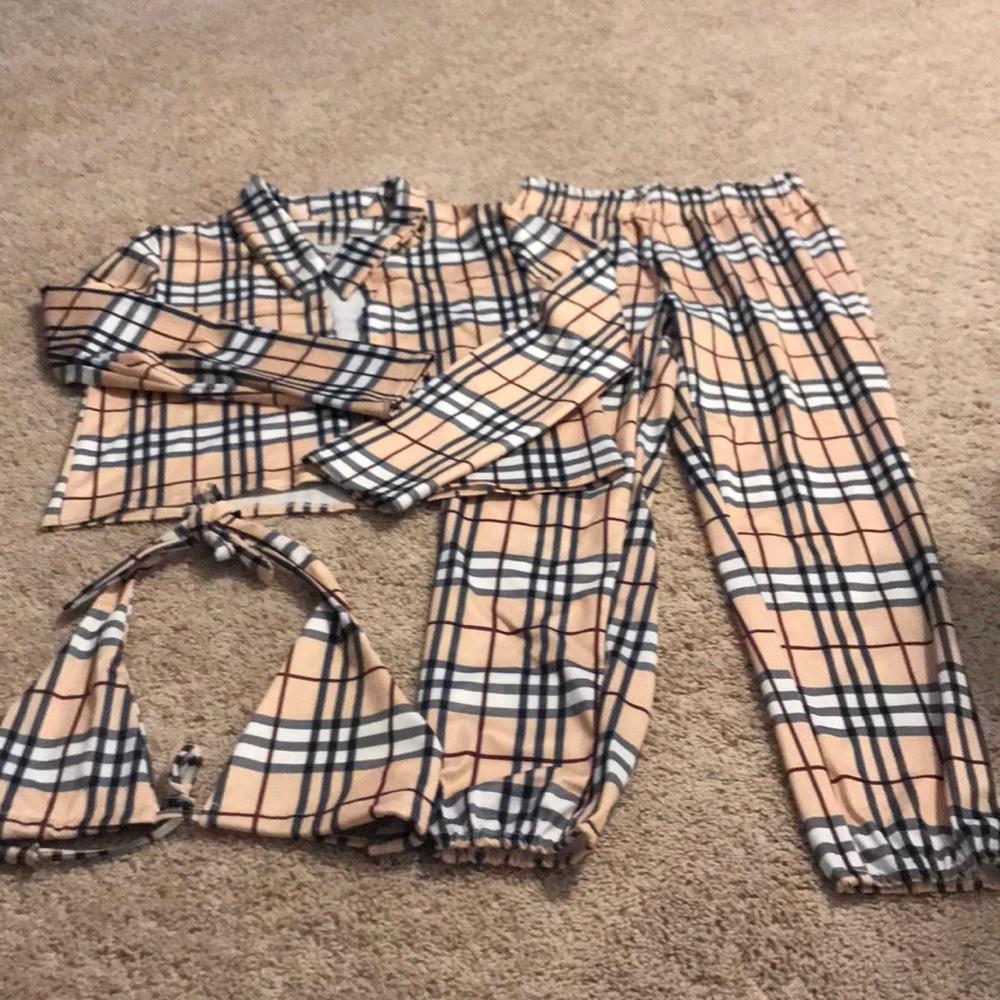 3 piece pant suit